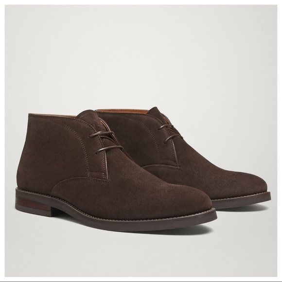 NWT. Massimo Dutti Brown Safari Boots Size 7.